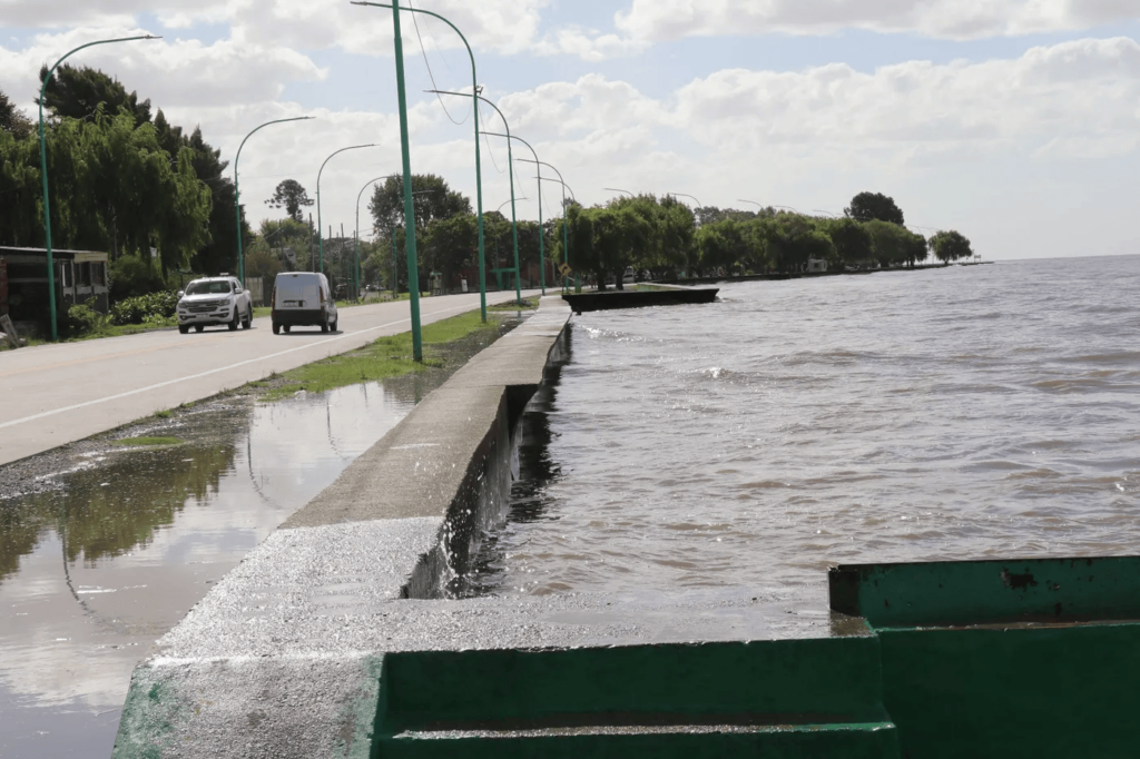 Alerta en la región por una nueva crecida del Río de la Plata