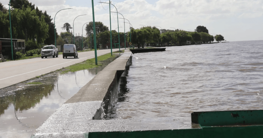 Alerta en la región por una nueva crecida del Río de la Plata