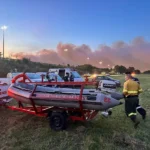 Controlan el incendio de la Reserva Natural de Punta Lara