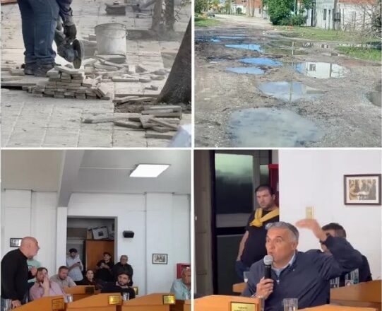 La prioridad en la ciudad son las veredas y sesionó el Concejo con epítetos de “vago” y “payaso”