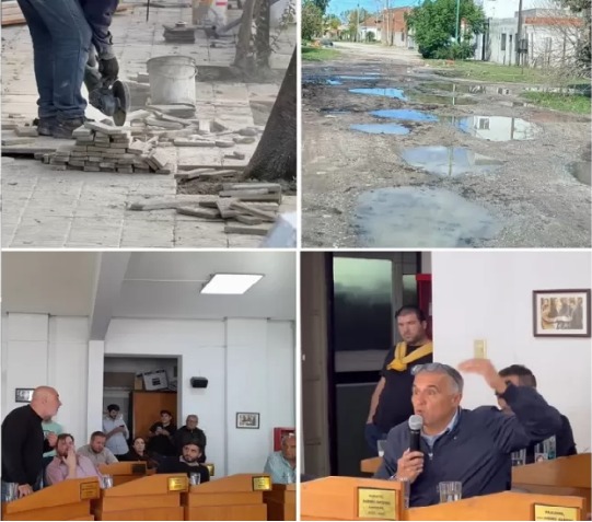 La prioridad en la ciudad son las veredas y sesionó el Concejo con epítetos de “vago” y “payaso”
