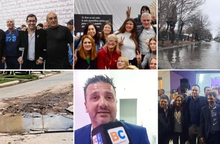 La lluvia nos tapó pero habemus coordinador libertario y habemus nuevos concejales pejotistas