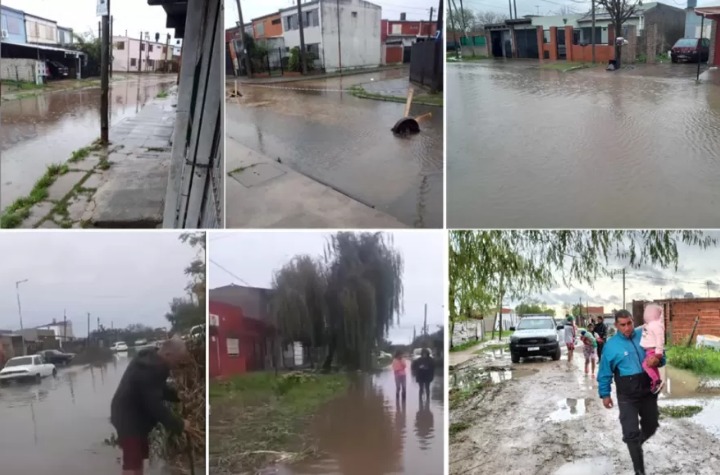 La Provincia y Berisso bajo agua