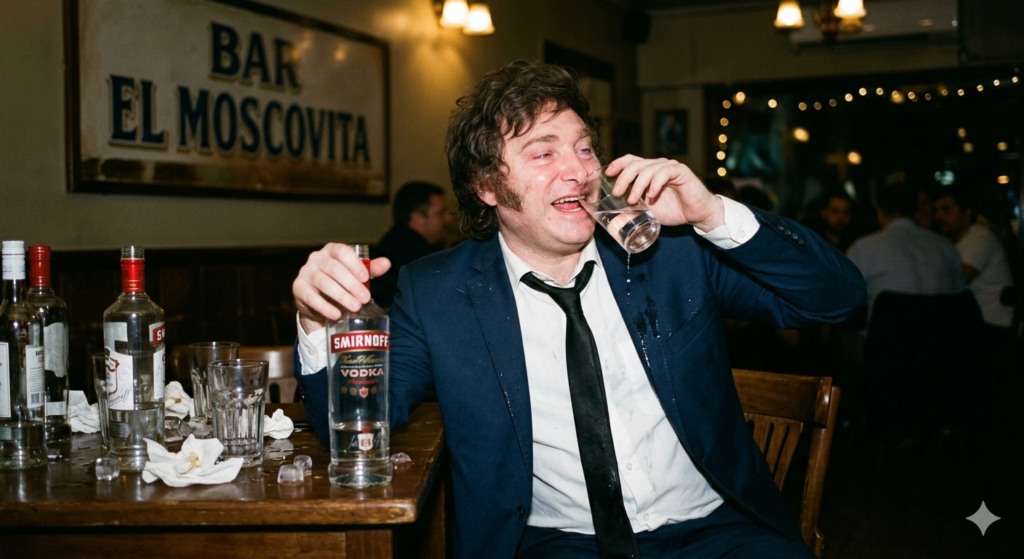 Se «mamaron» con Vodka: La teoría Rusa de Milei