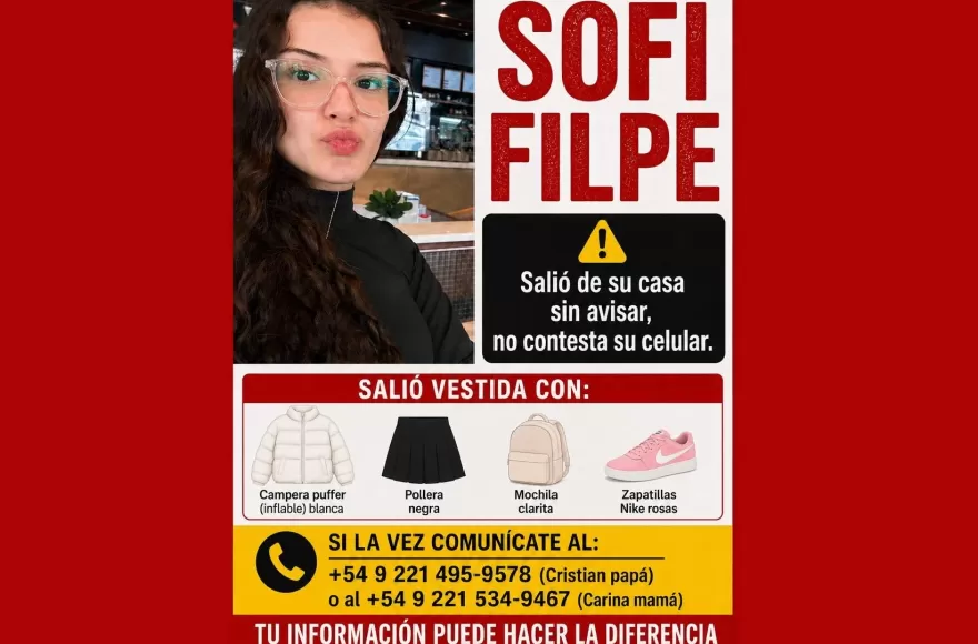 Buscan a la joven ensenadense Sofía Filpe: salió para encontrarse con un chico y no volvió