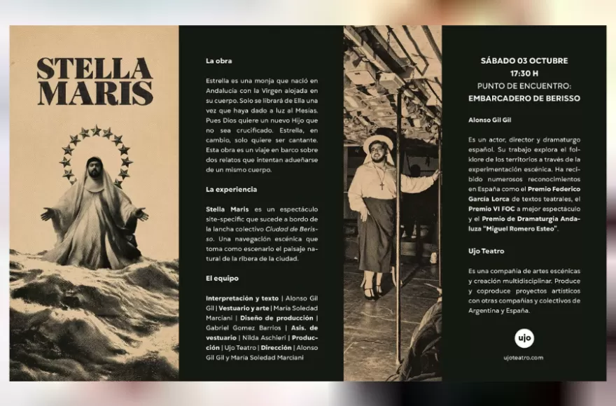 “Stella Maris”: una obra de teatro española-argentina llegará a Berisso