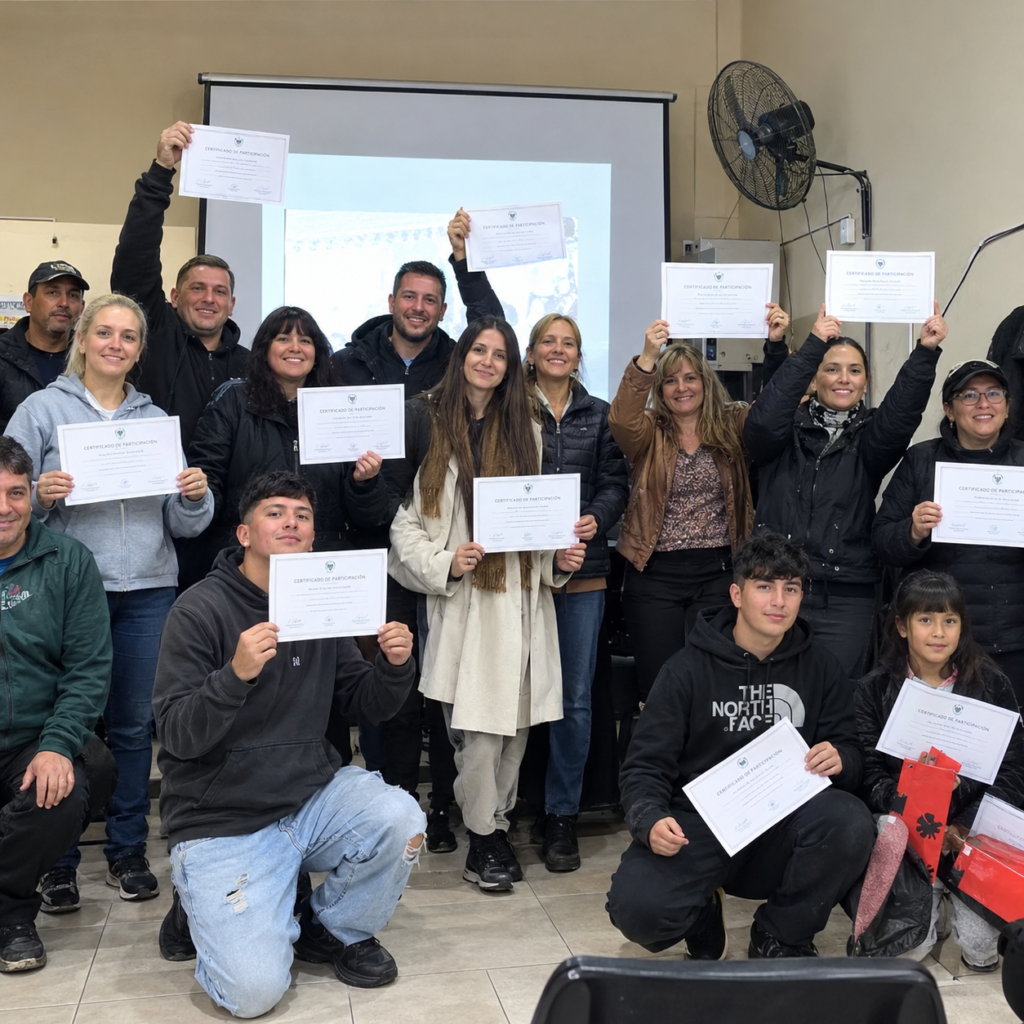 La Fundación Estudiantes capacitó a vecinos de Berisso en manipulación de alimentos